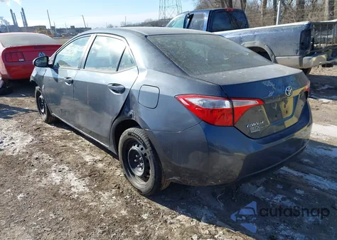 2015 Toyota Corolla Le z USA, uszkodzony, nr VIN 2T1BURHE5FC392179